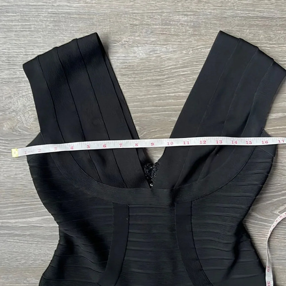 Herve Leger Noma Signature Essential Bandage Dress, Black - Picture 12 of 15